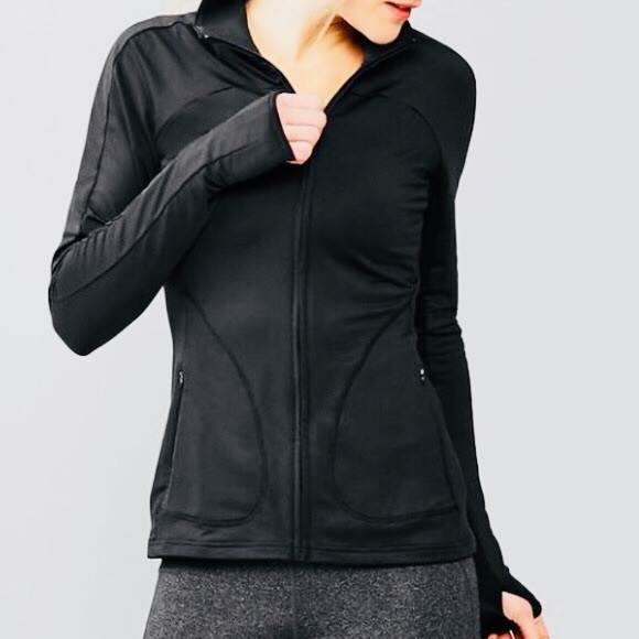 GAP FIT Train Full- zip Jacket Black Medium - Picture 4 of 4